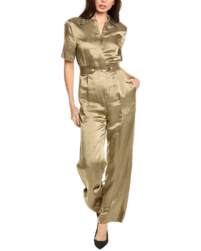 Best Online Clothing Boutiques Sandro Linen-Blend Jumpsuit