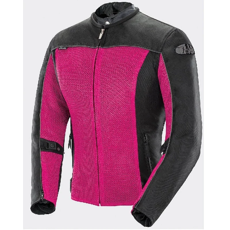 Women's Tailored Outfit Joe Rocket Velocity Women's Pink/Black Mesh Jacket