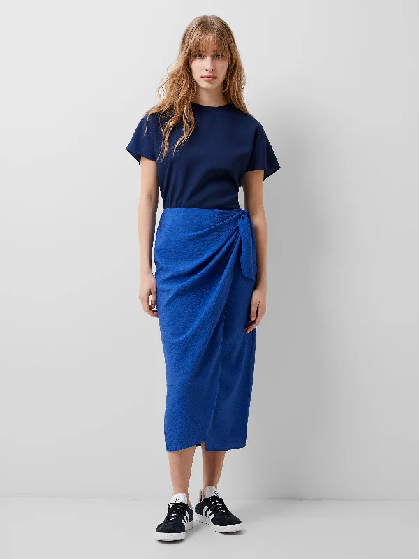 Affordable Luxury Women's Garments Faron Drape Midi Skirt