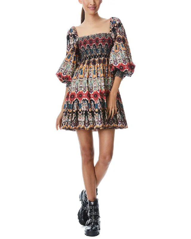 Timeless Women's Outfit alice + olivia Julissa Empire Waist Mini Dress