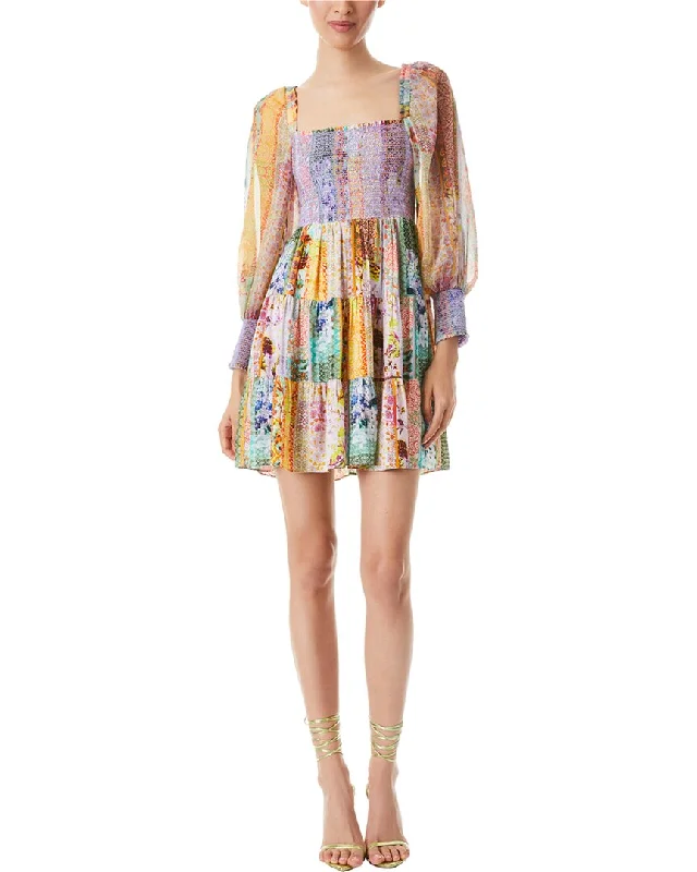 Casual Dresses for Women alice + olivia Rowen Tiered Mini Dress