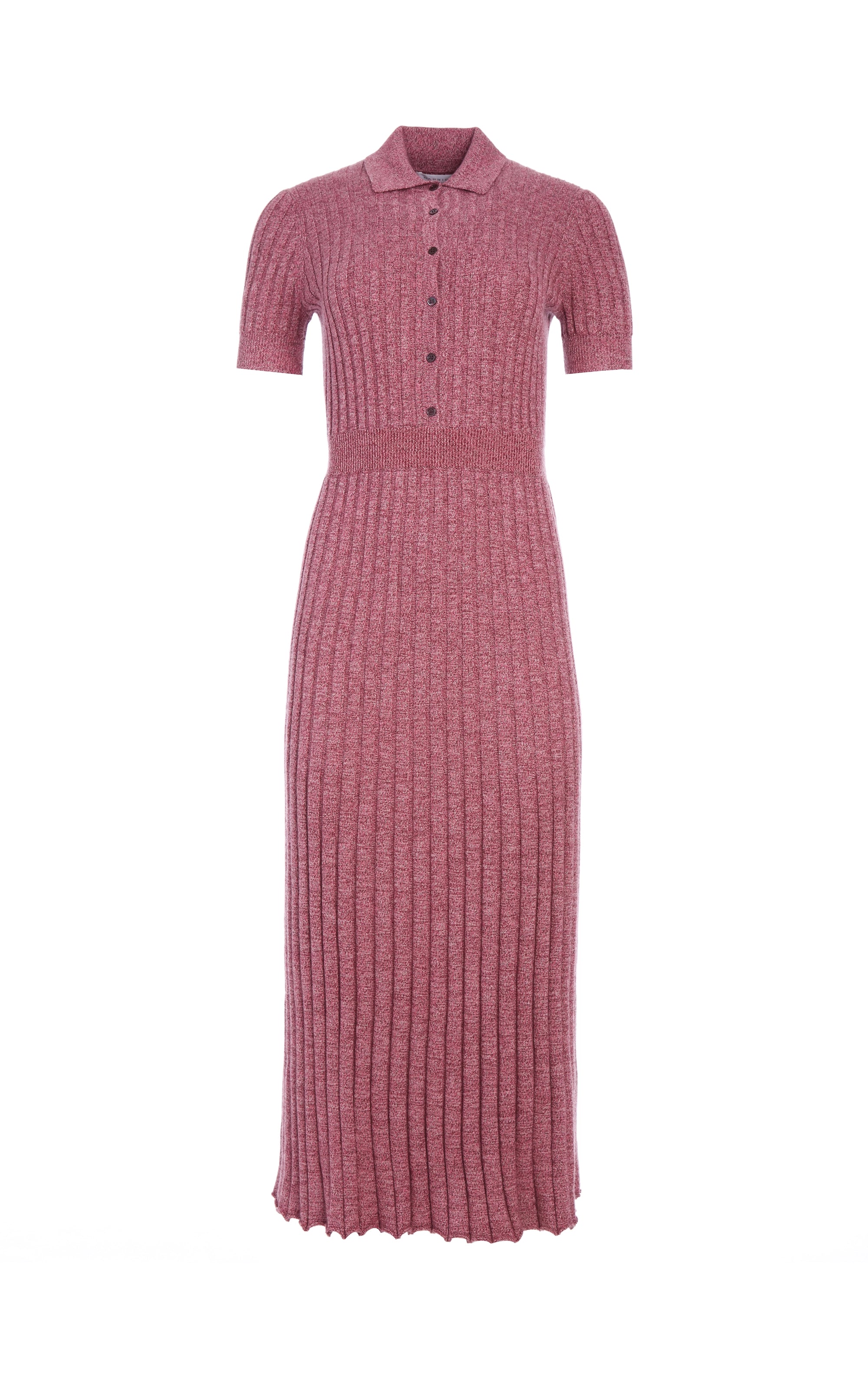 High-Quality Women's Fashion Dresses Avant Knit Dress in Blush Multi Cashmere Silk