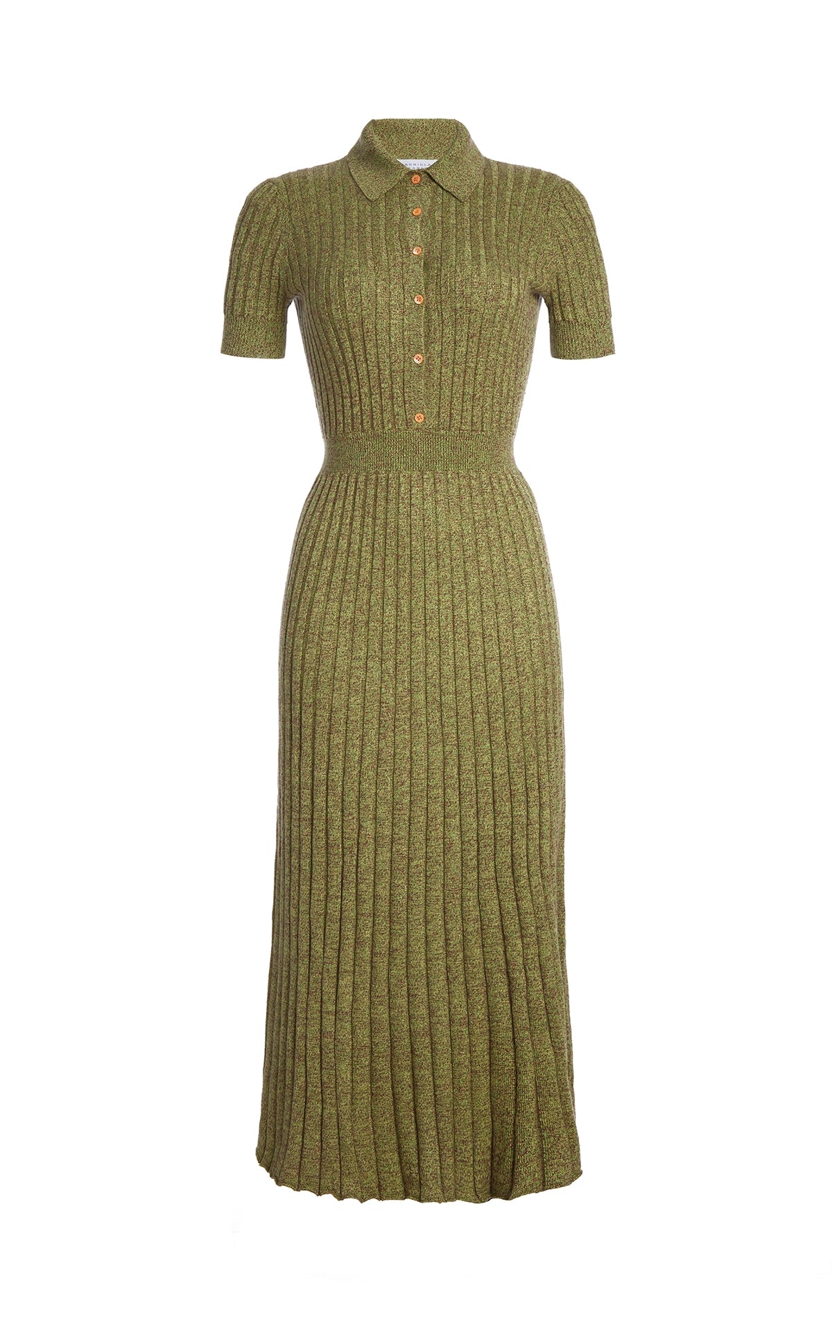 Chic Women's Clothing for Date Nights Avant Knit Dress in Green Multi Cashmere Silk