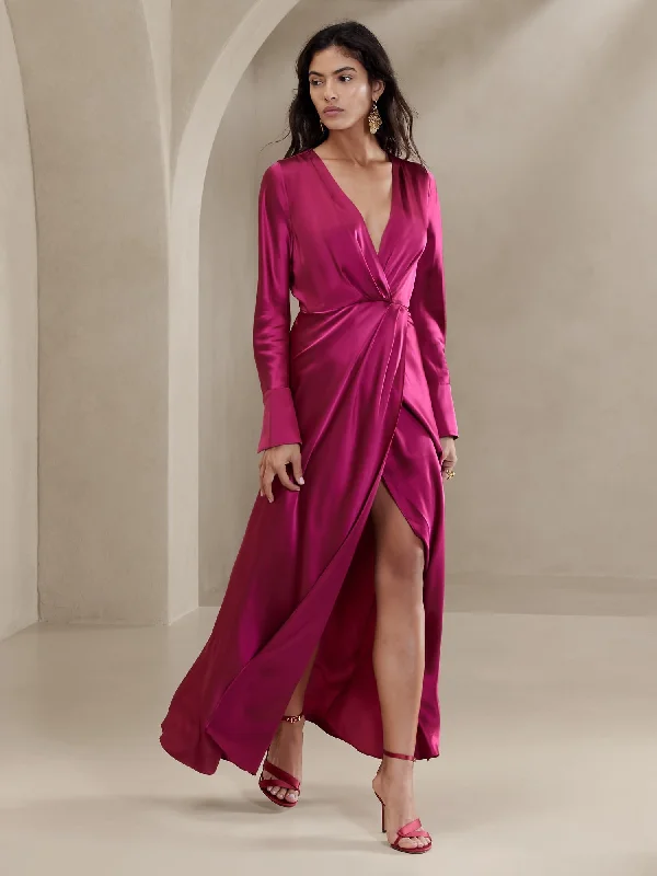 Women's Fashion Essentials Etude Silk Maxi Dress