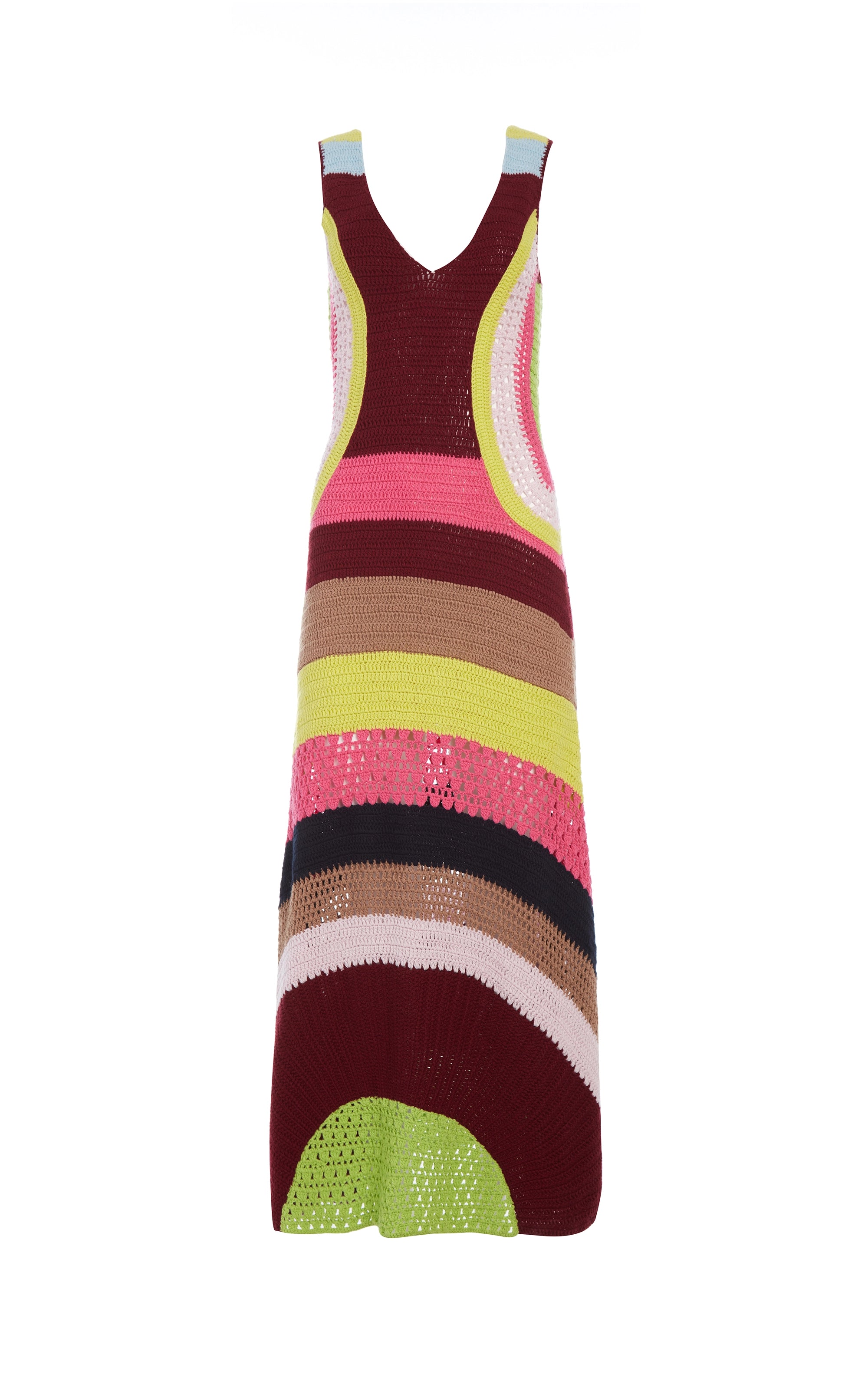 Sale Clearance Ocon Crochet Dress in Multi Wool Cashmere