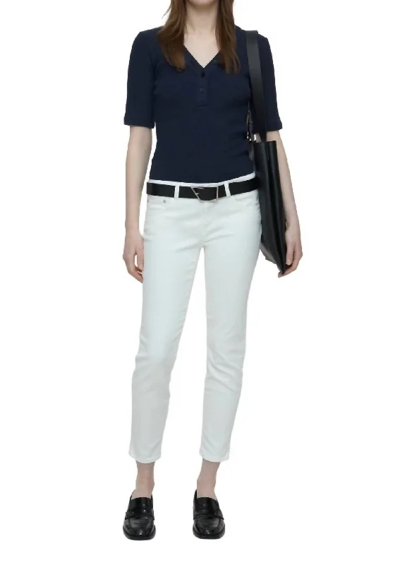 Casual Outfit For Women Baker Slim Jeans In White