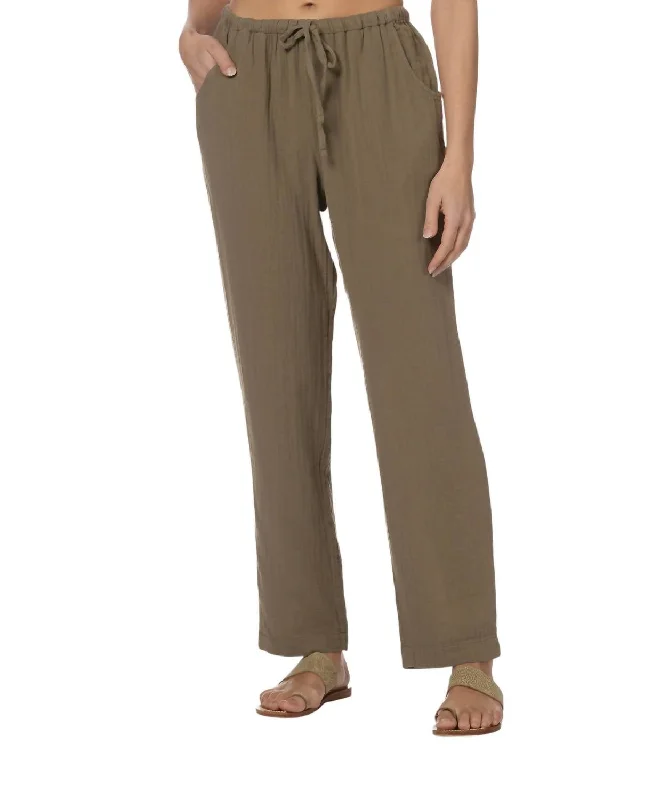 Stylish Women's Garments For Holidays Brinkley Pant In Old Sage