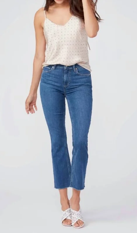 Casual Dresses for Women Colette Crop Flare Denim Jeans In Wonderwall