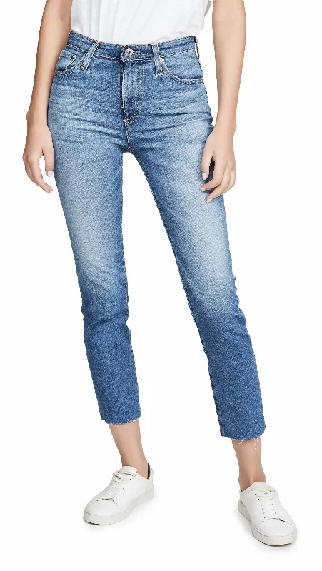 Women's Seasonal Clothing Isabelle High Rise Straight Crop Jeans In 20 Year Duplicity