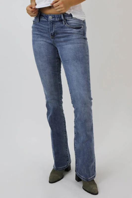 Women's Comfortable Lounge Outfit Jaxtyn High Rise Bootcut Jean In Waikiki