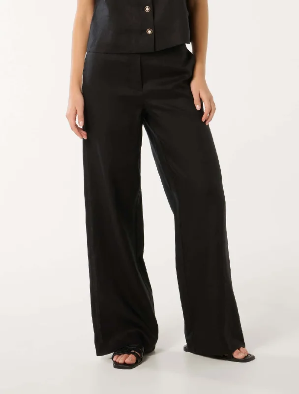 Women's Luxury Apparel Keeley Tipped Wide Leg Pants