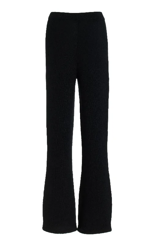 Outfits For Girls Ornston Knit Pant in Black Cashmere