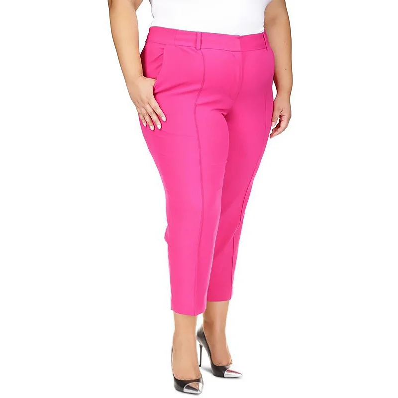 Women's Casual Clothing For Lounging Plus Womens Pleated Office Cropped Pants