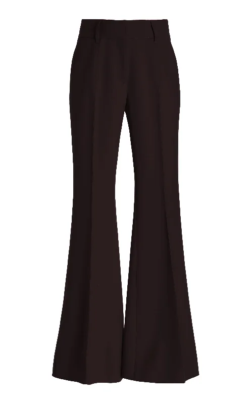 Women's Occasion Wear Clothing Rhein Pant in Chocolate Sportswear Wool