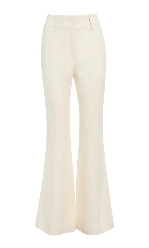 Sale Clothes Online Rhein Pant in Ivory Textured Linen