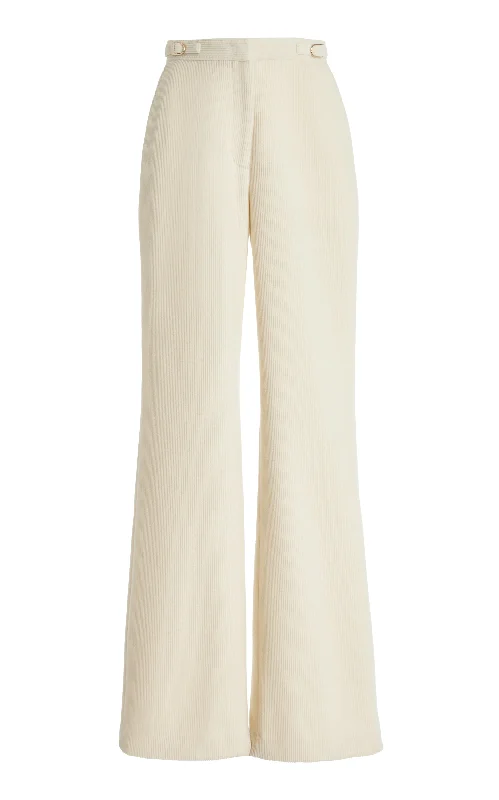 Online Boutique Stores Vesta Pant in Ivory Cashmere Corduroy