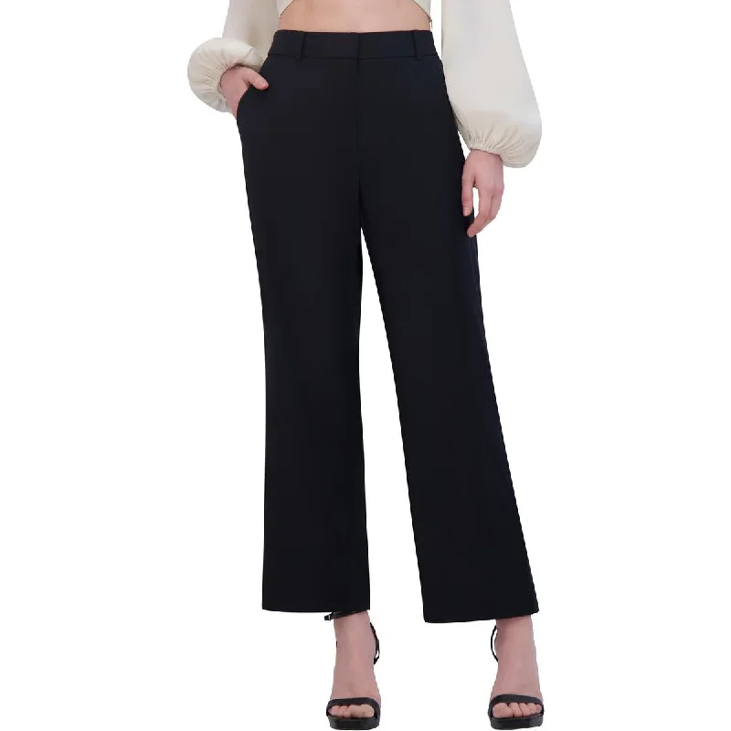 Fashion-Forward Women's Clothing Womens Linen Flat Front Ankle Pants